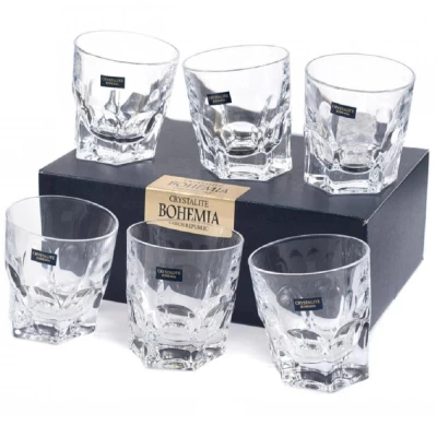 Набор стаканов для виски Crystalite Bohemia Acapulco 320мл, 6шт арт.9K7/2KD87/0/99S41/320-669