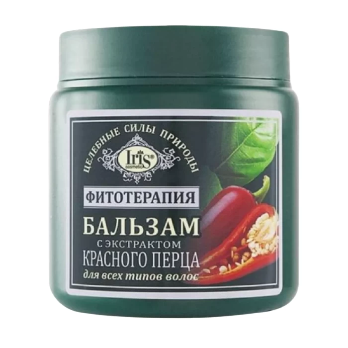Бальзам Iris cosmetic Фитотерапия с экстрактом красного перца 500мл
