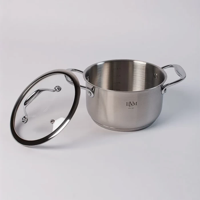 Кастрюля с крышкой ТМ "ЦУМ" MSF-8221, от 2 до 5 л.