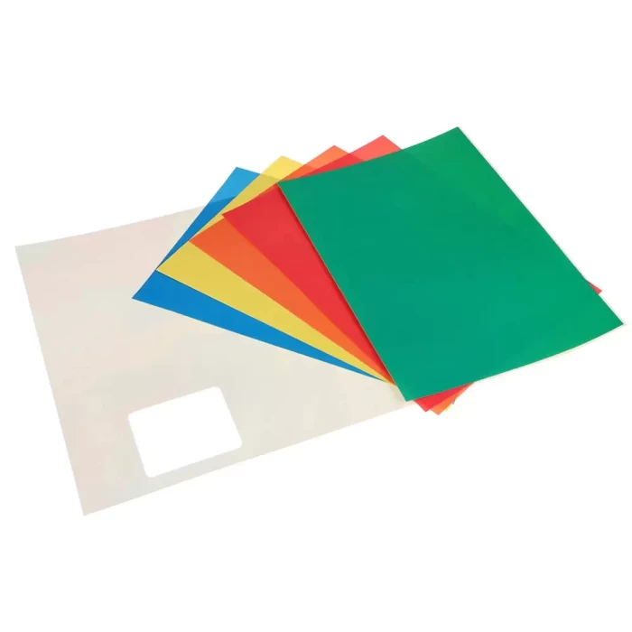 Бумага цветная Flomik самоклеящаяся А4 мелованная