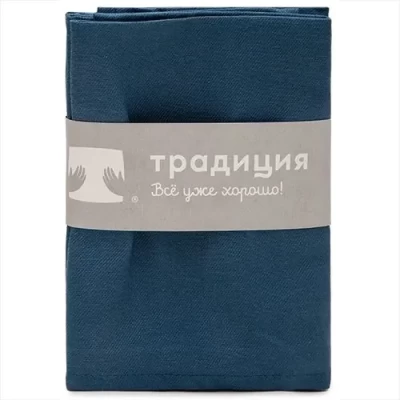 Набор салфеток Традиция Голубая сталь 35х35см