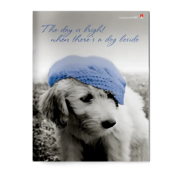 Тетрадь 80 листов в клетку Альт Щенки 7-80-517