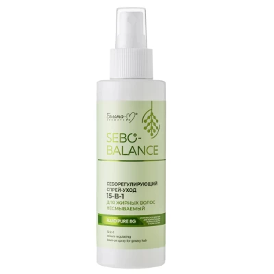 Спрей для волос Белита-М Sebo-Balance Себорегулирующий 15 в 1 для жирных волос 150мл