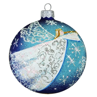 Шар стеклянный декорированный Декарт Зимнее волшебство 80 в60