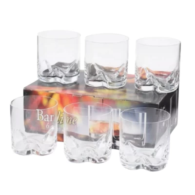 Набор стаканов для виски Crystalex Barline 410мл, 6шт 25089/133/410