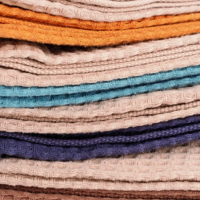 Набор вафельных полотенец ТМ "ЦУМ" 2 шт горчичный