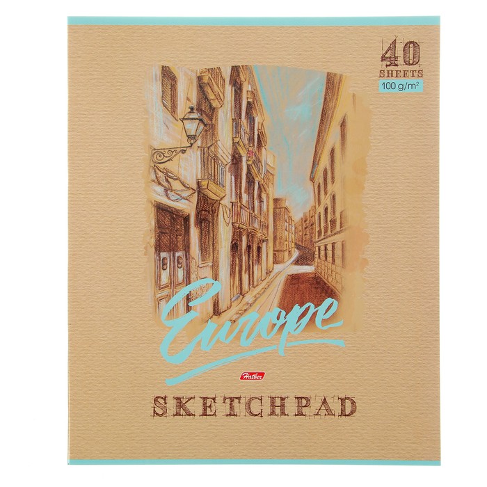 Альбом для рисования 40л Sketchpad А3 Уголок Европы