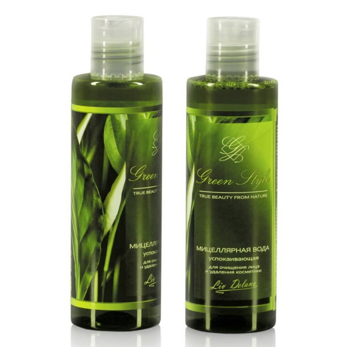 Мицеллярная вода для очищения лица и удаления косметики "Green Style" 200мл