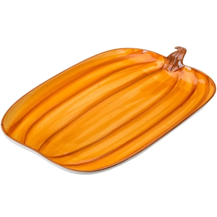 Блюдо фарфоровое BelbohemiaТыковка 42,5×27×3,8см
