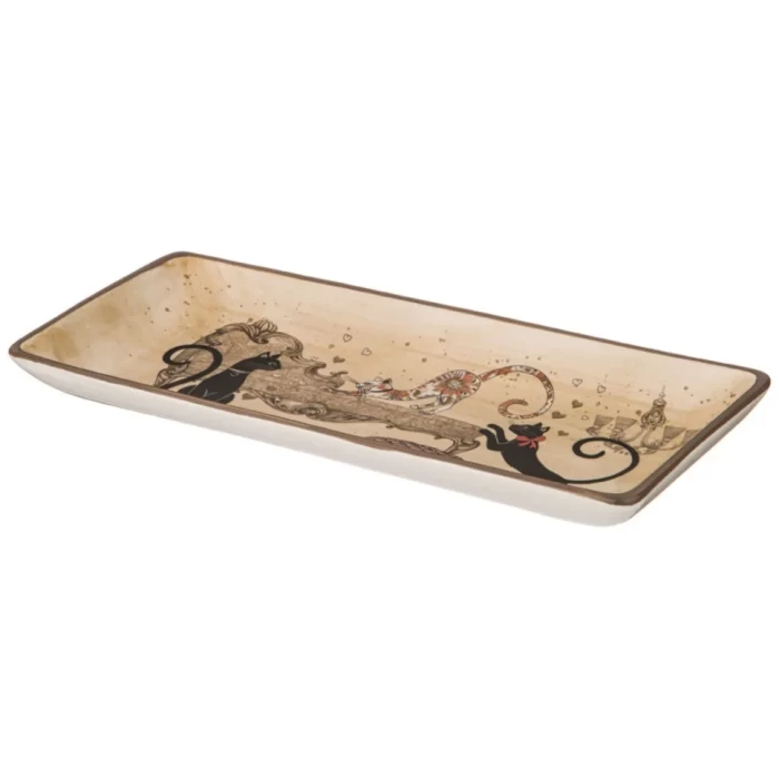 Блюдо "Парижские коты" 28х12см