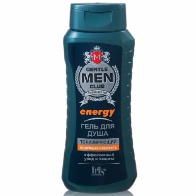 Гель для душа Iris Gentlemen club Energy Тонизирующий 400мл