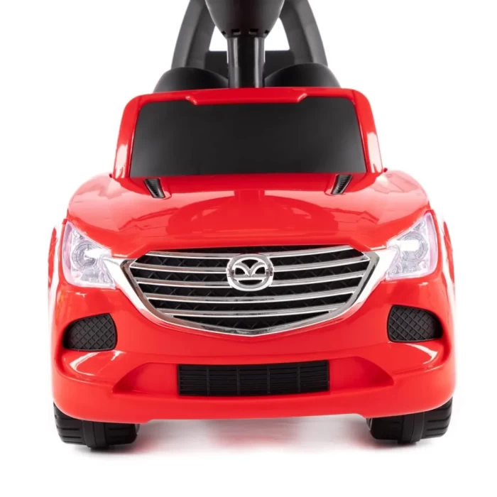 Каталка-автомобиль SuperCar №4 со звуковым сигналом красная