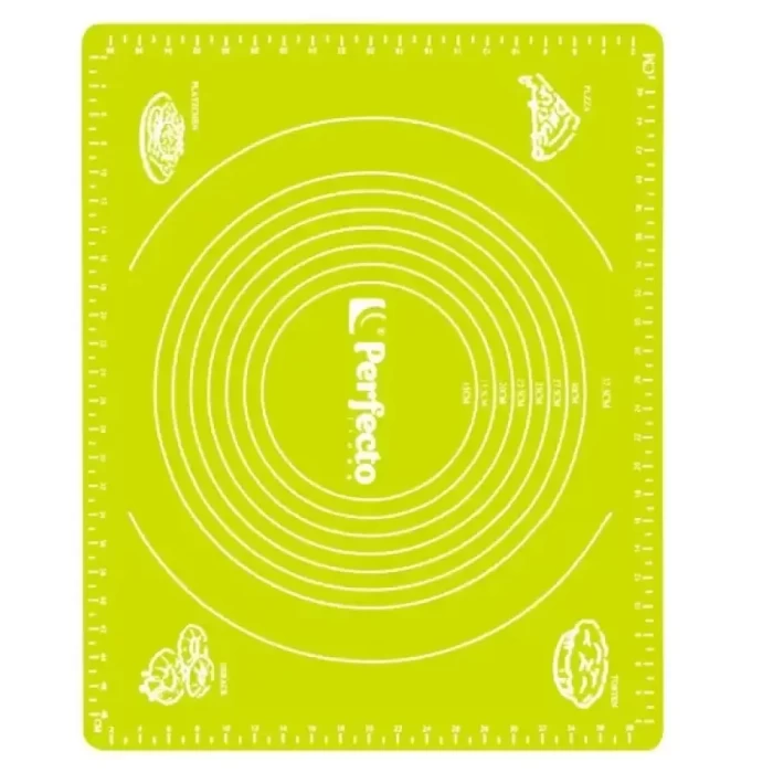 Коврик для теста с мерными делениями силиконовый 50х40см GREEN PERFECTO LINEA