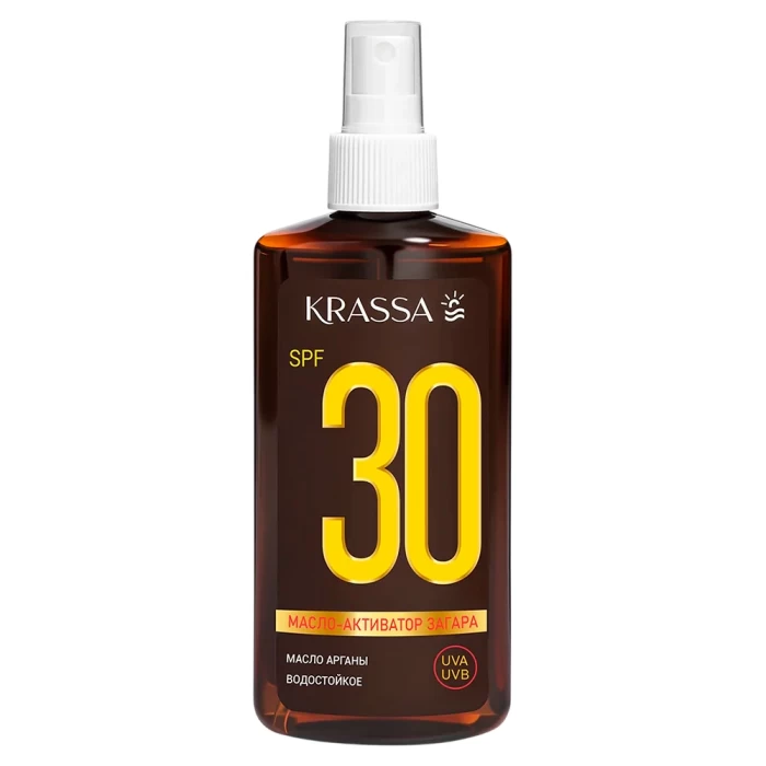 Спрей для загара Krassa масло-активатор загара SPF 30 150мл