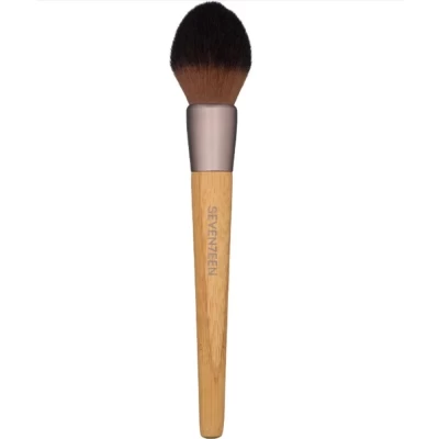 Кисть для пудры Seventeen powder brush bamboo handle