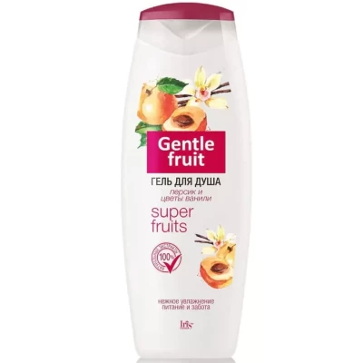 Гель для душа Iris Gentle fruit Персик и цветы ванили 400мл