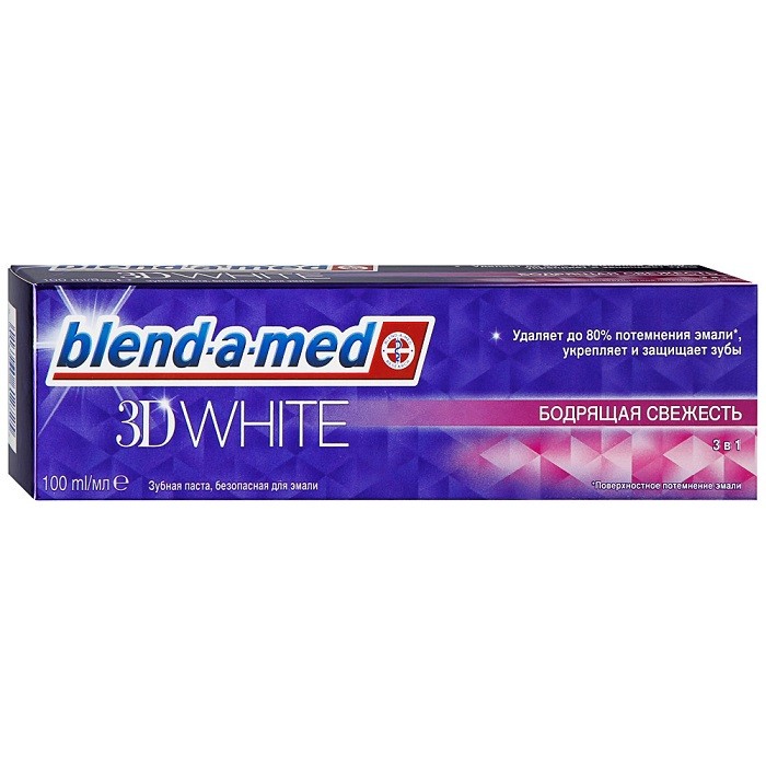 Зубная паста Blend-а-med 3D White Бодрящая свежесть 100 мл