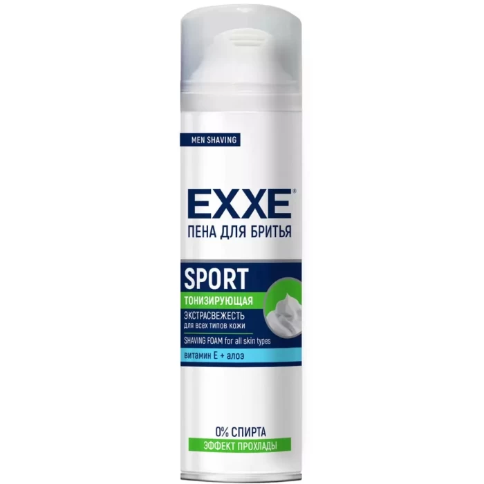 Пена для бритья Exxe Sport тонизирующая 200мл