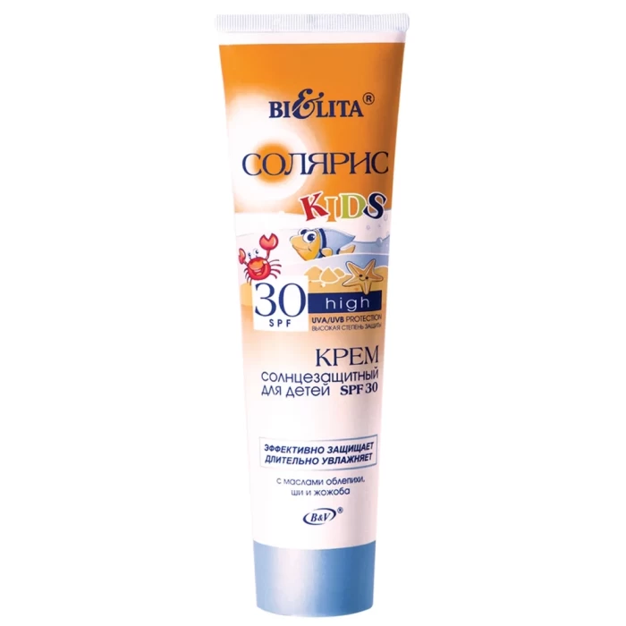 Крем солнцезащитный для детей Белита Солярис SPF30 100мл
