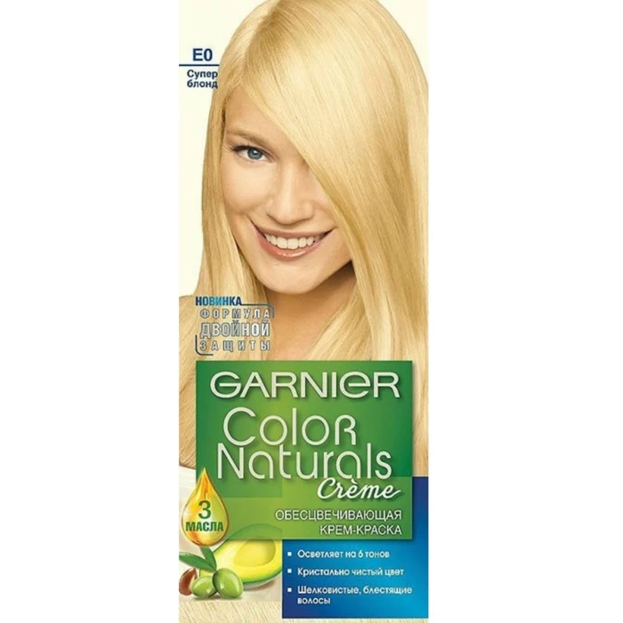Крем-краска для волос Garnier "Color Naturals Creme" "Супер блонд" Е0