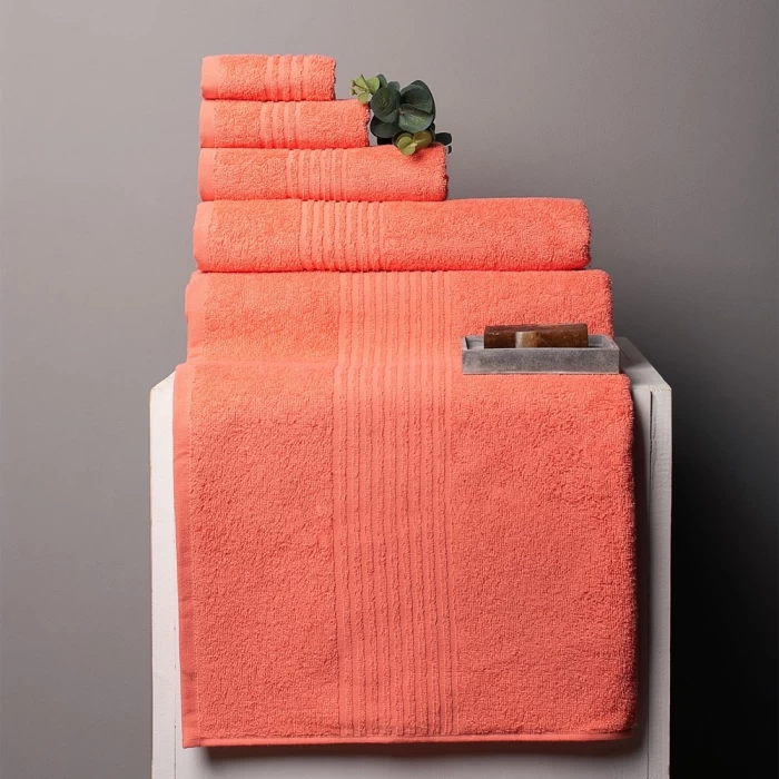 Полотенце махровое ТМ "ЦУМ" корал 70х140 см
