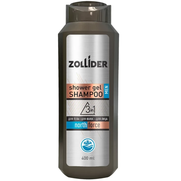 Гель-шампунь для душа 3в1 Zollider North Force 400мл