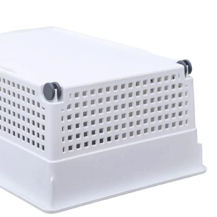 Контейнер на колесах ВиолетПласт Лофт Белый 30,5х21х12,5см арт.622006