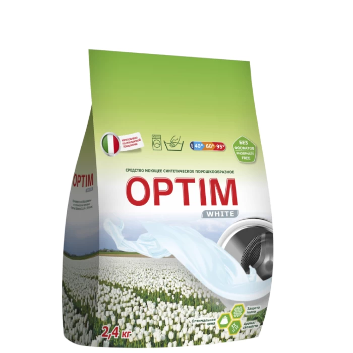 Стиральный порошок OPTIM White 2.4кг