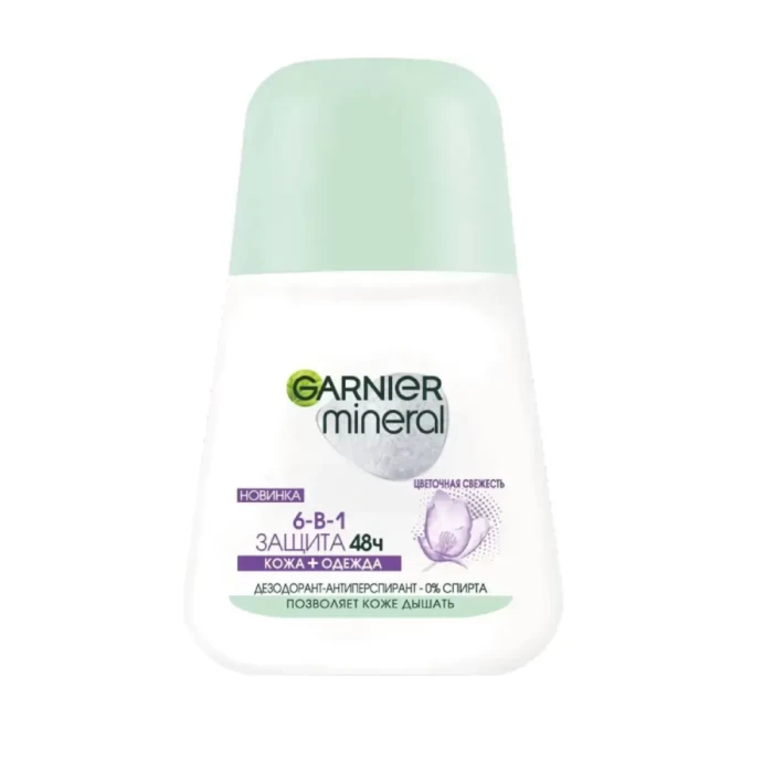 Дезодорант-антиперспирант роликовый Garnier Mineral 48ч 50мл