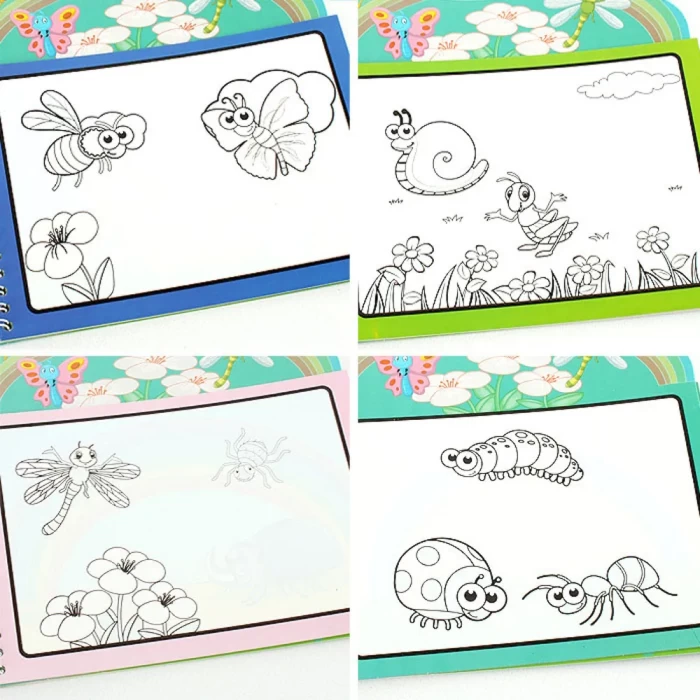 Раскраска водная Насекомые Darvish арт SR-13393-6