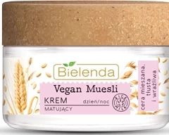 Крем Bielenda Vegan Muesli Матирующий пшеница+овес+рисовое молоко, 50мл