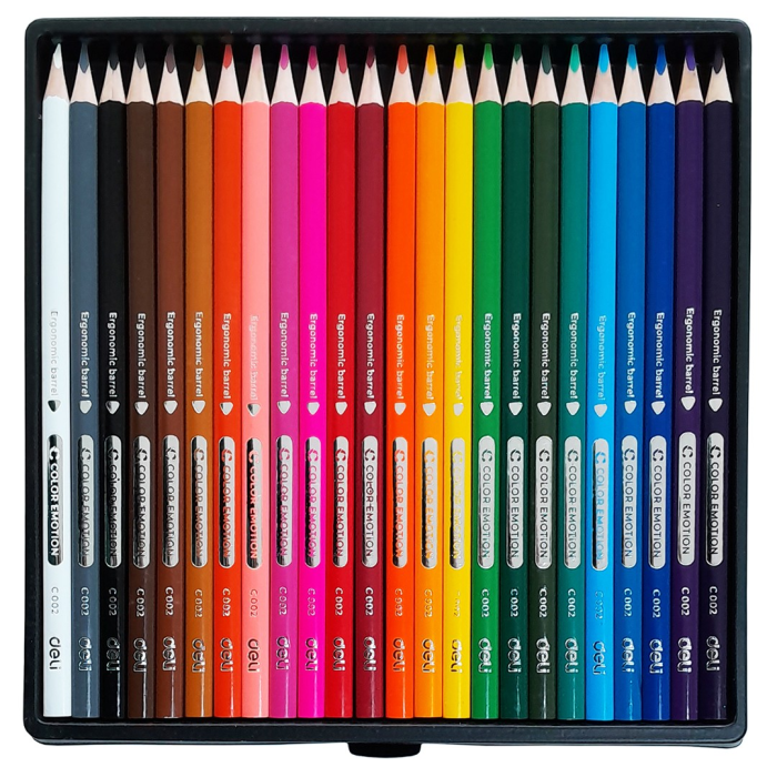 Карандаши 24 цвета Color Emotion Deli арт 00220С