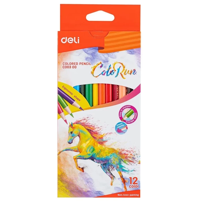 Карандаши 12 цветов Color Run