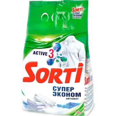 Стиральный порошок Sorti Супер Эконом автомат 1,5кг