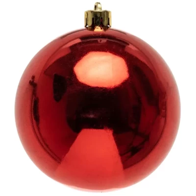 Шар новогодний 20 см, красный 