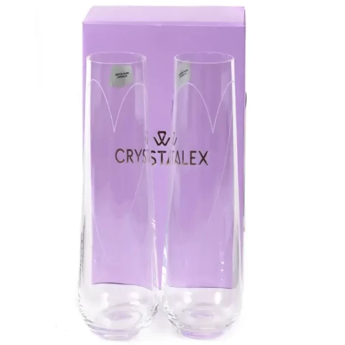 Набор стаканов Crystalex Glass heart 2шт 250мл
