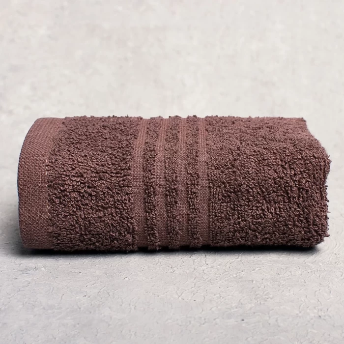 Полотенце махровое ТМ "ЦУМ" кофейный 35х60 см