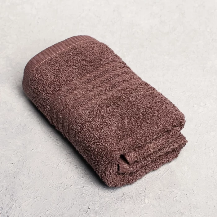 Полотенце махровое ТМ "ЦУМ" кофейный 35х60 см