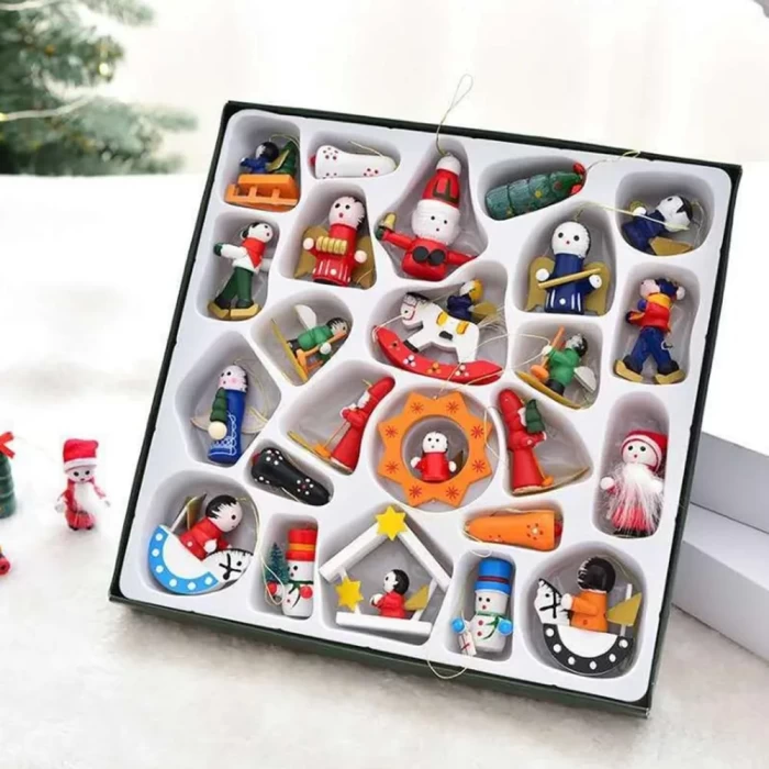 Набор подвесок новогодних Darvish 24шт DV-C-242