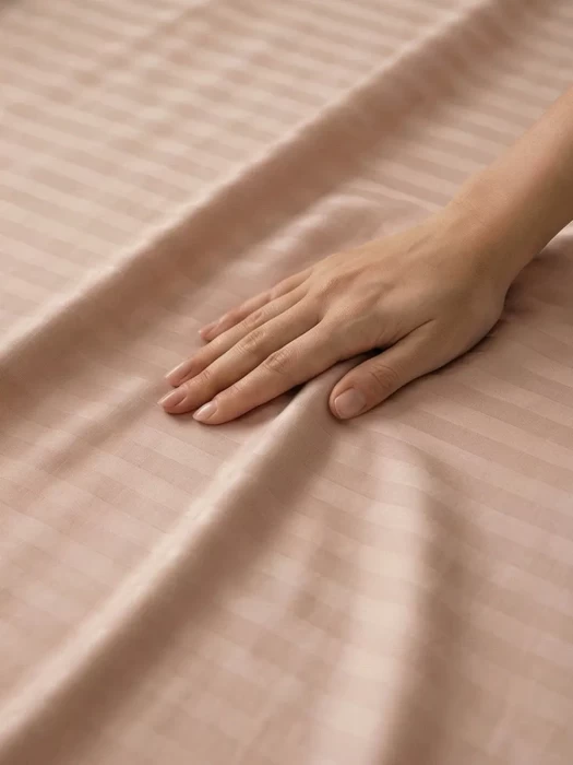 Комплект постельного белья YOTSUBA Полоса полуторный Бежевый