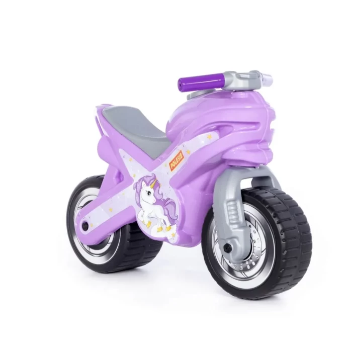 Каталка мотоцикл МХ сиреневая