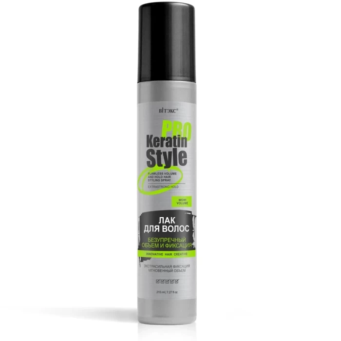 Лак для волос Витэкс Keratin Pro Style Безупречный объем и фиксация
