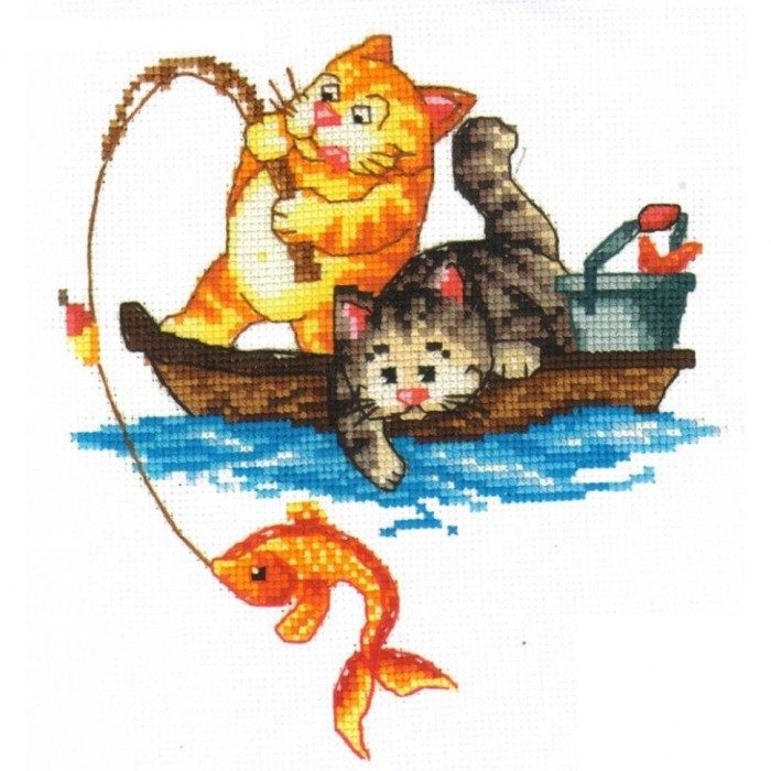 Набор для вышивания "Клюет!" арт. 4089718