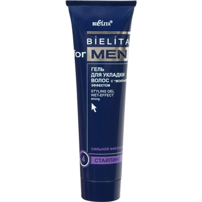 Гель для укладки волос Белита Men с мокрым эффектом 100мл