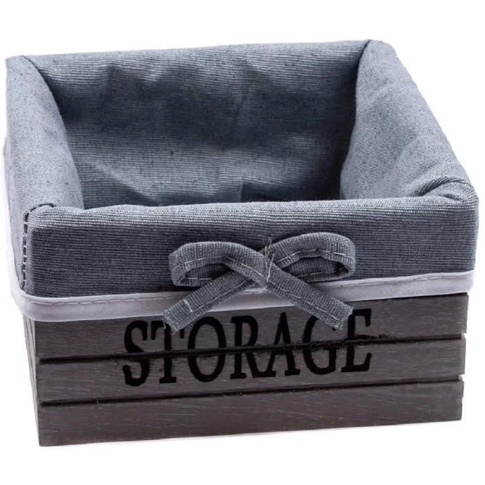 Корзина деревянная Houseware Trade Storage 15х15х9см арт.25559915