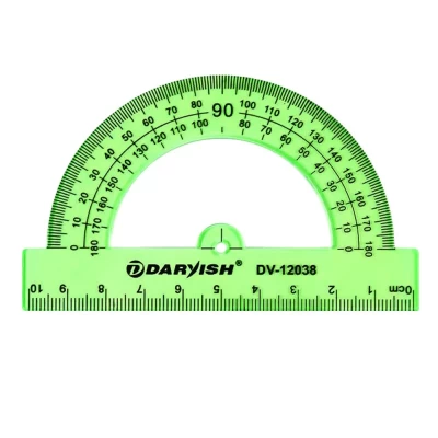 Транспортир 10см 180° Darvish арт DV-12038