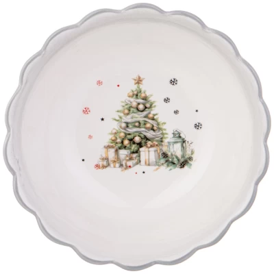 Салатник Agness с новым годом 20,5×7,5см