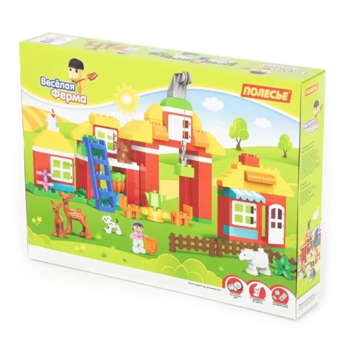Конструктор "Макси" -  Весёлая ферма (156 элементов)
