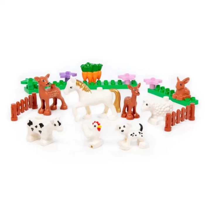 Конструктор "Макси" -  Весёлая ферма (156 элементов)