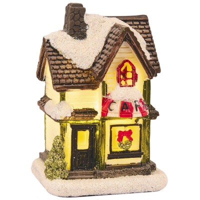 Декоративаня фигурка ЛЮЧИЯ Рождественский домик II Прованс